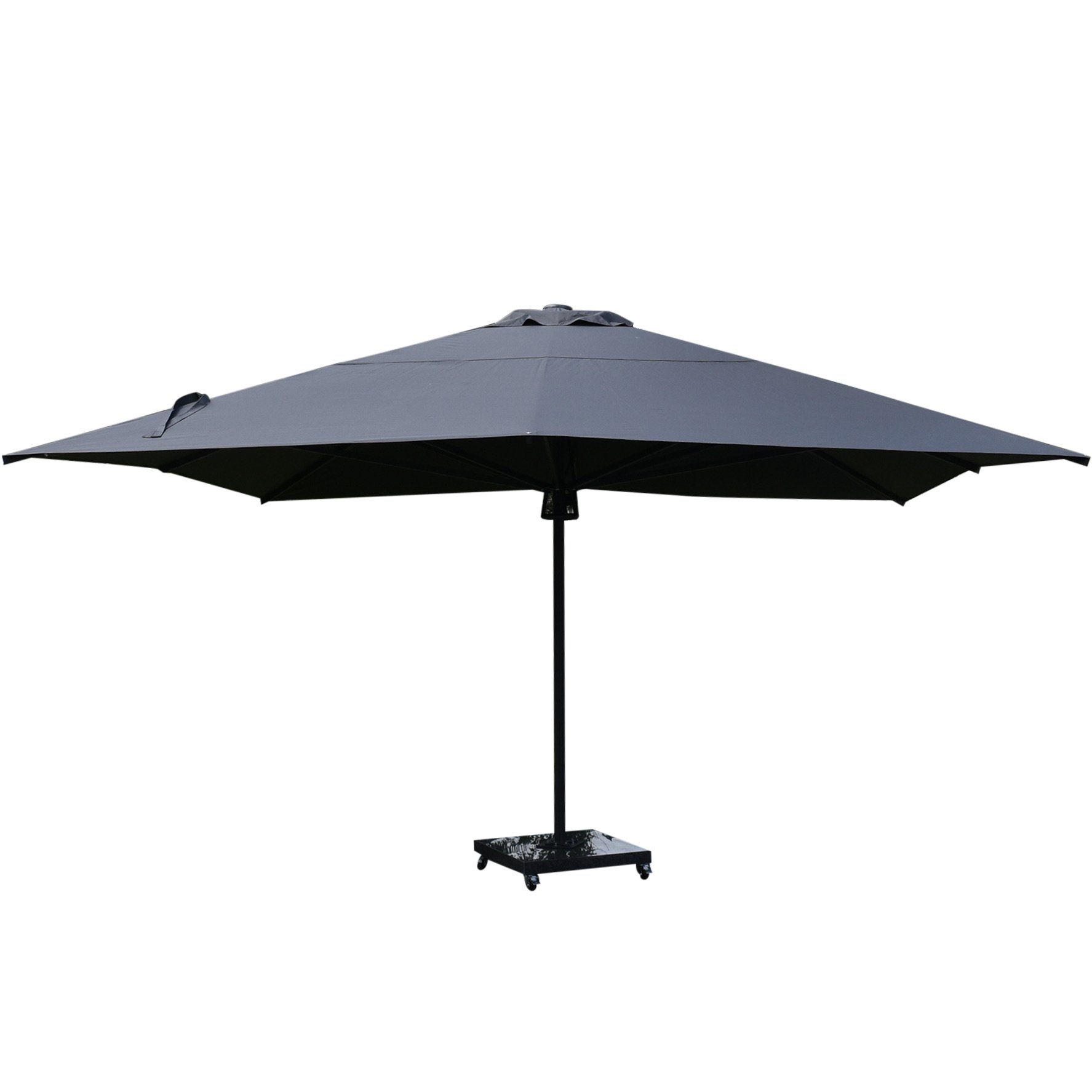 Stintino parasol LED 400x400 cm antraciet