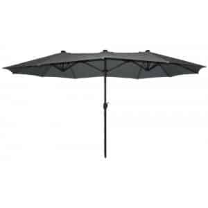 Stokparasol Marbella 450x270 cm antraciet