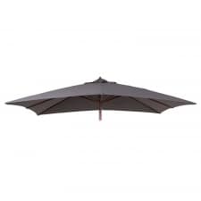 Stokparasoldoek Borek 150x200cm rechthoek grijs (olefin)