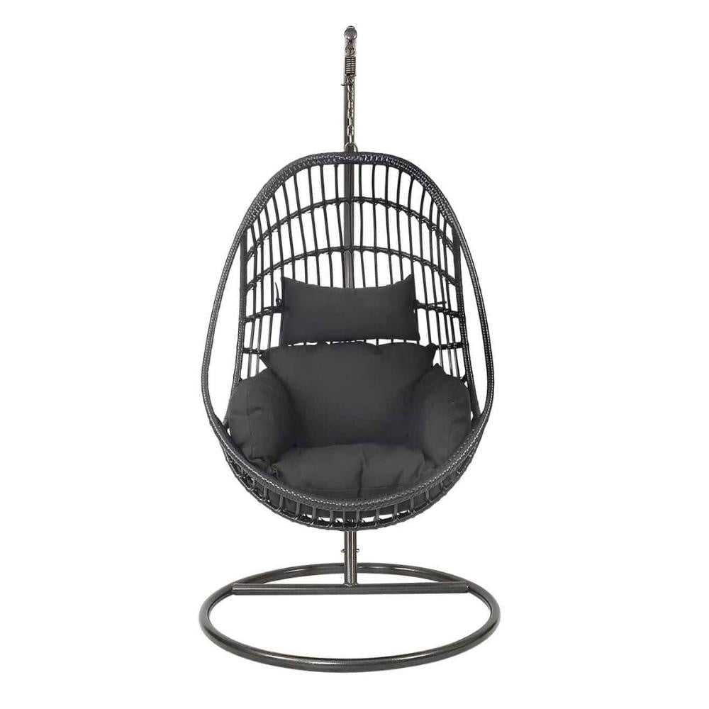 Sturdy hangstoel zwart