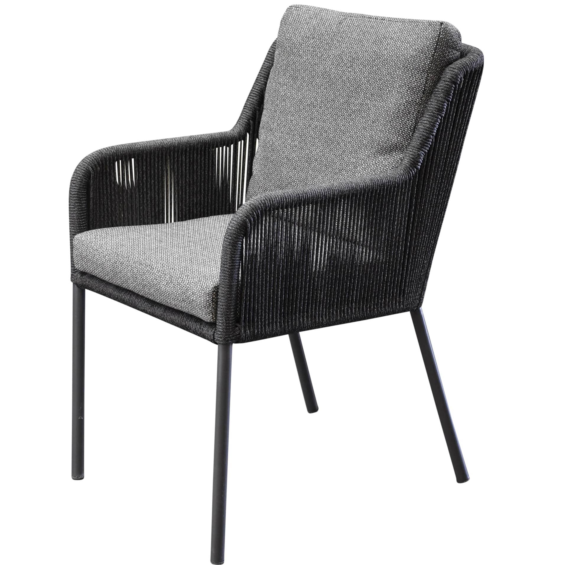 Sussex dining tuinstoel antraciet rope