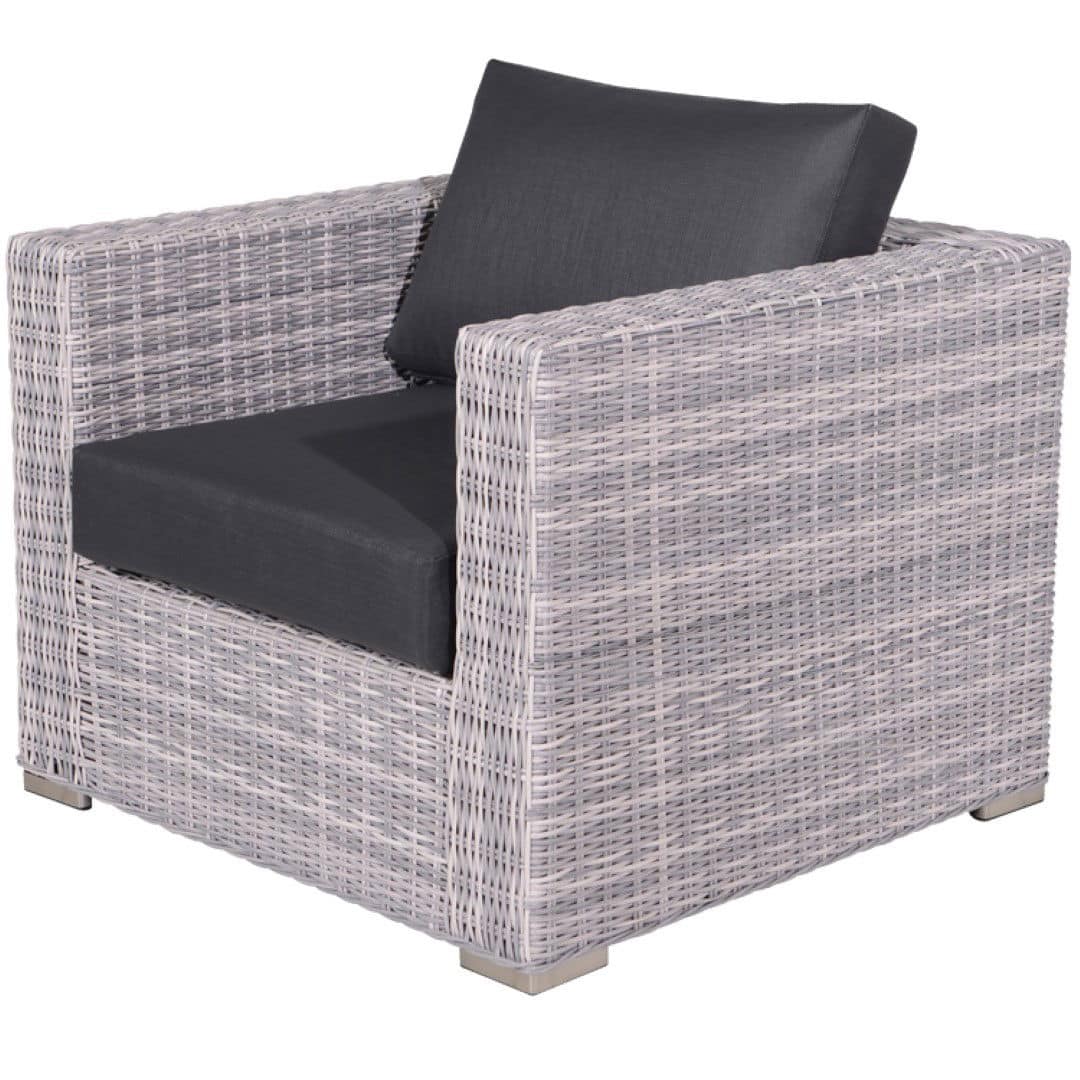 Tennessee lounge fauteuil cloudy Grijs - Garden impressions