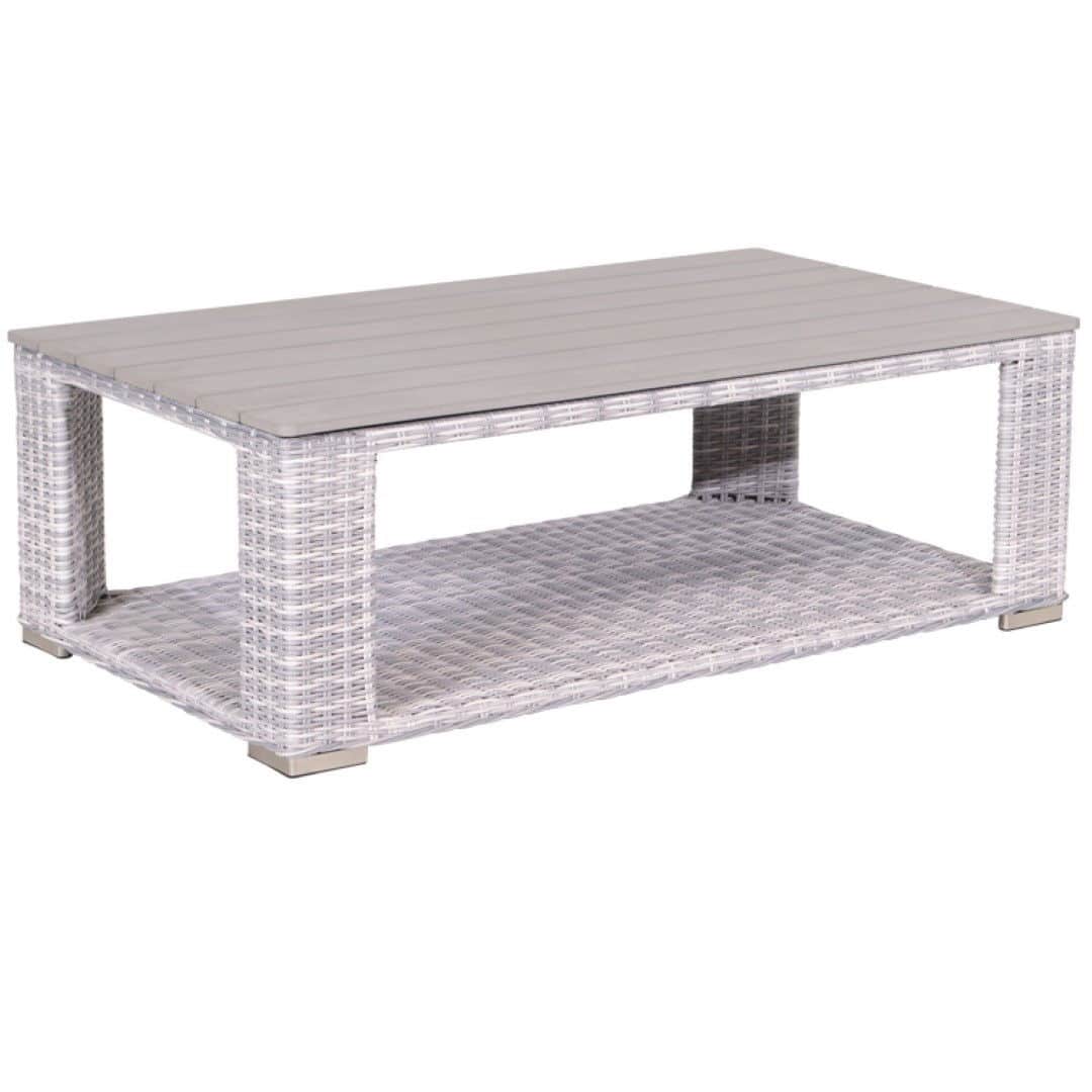 Tennessee lounge tafel 140x80 cloudy Grijs - Garden impressions
