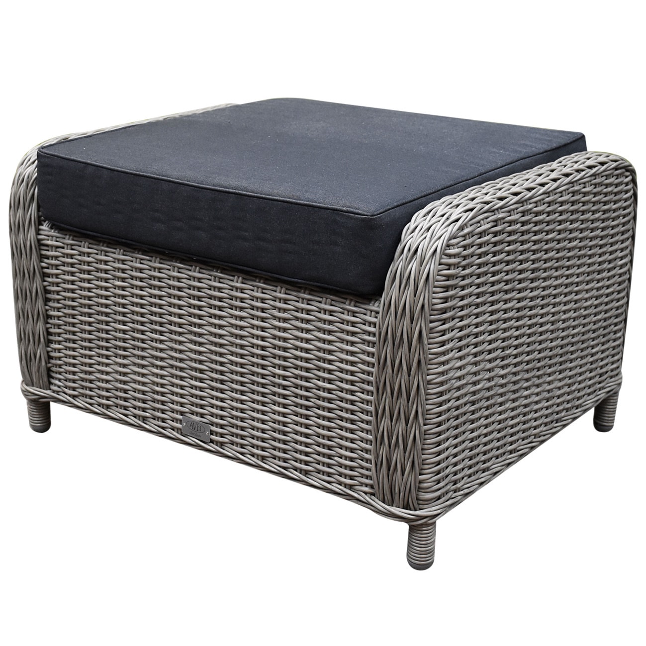 Toscane Bilboa voetenbank 60x74xH47 cm grijs