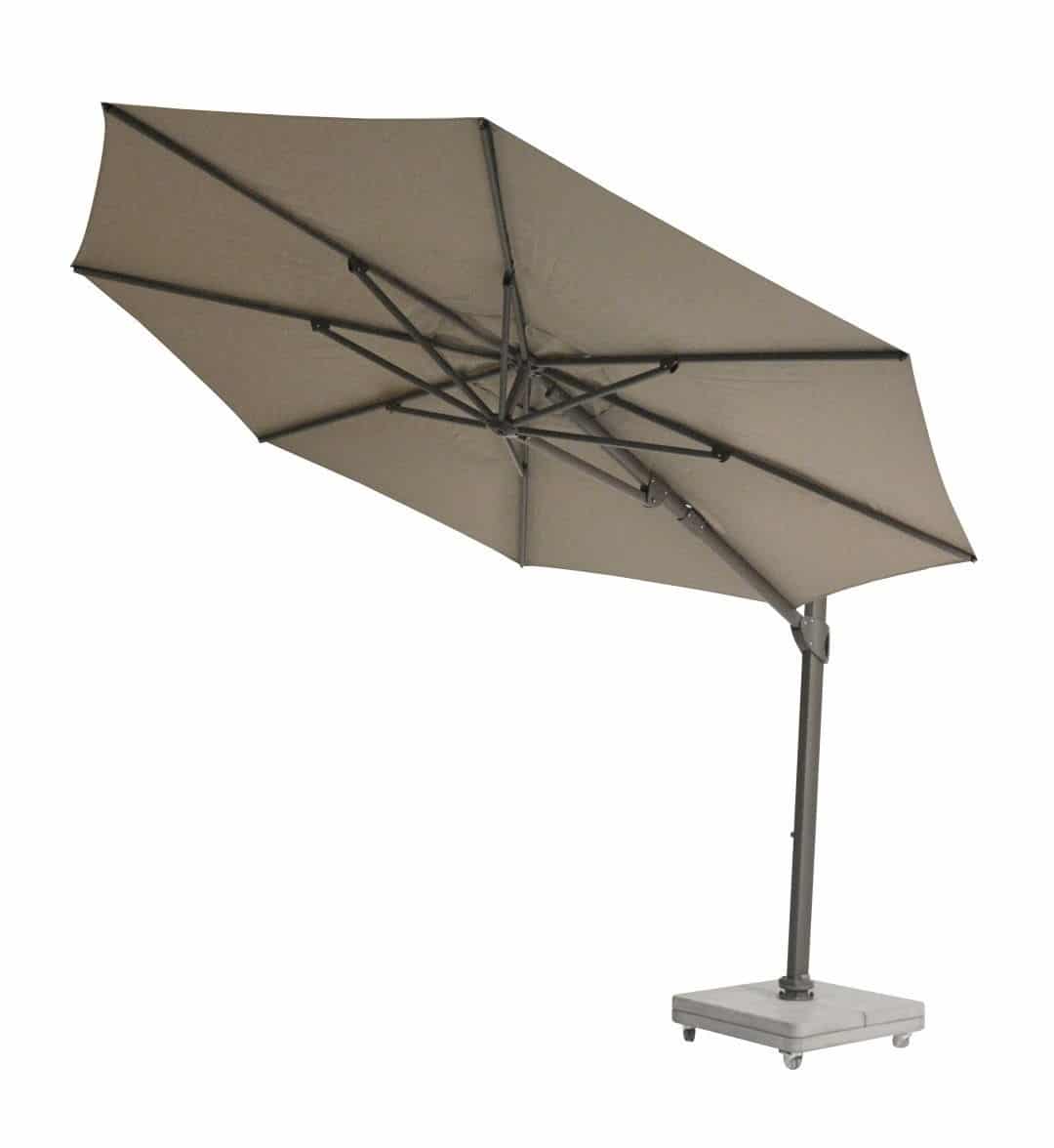 Vince parasol diameter 350cm taupe - Max luuk