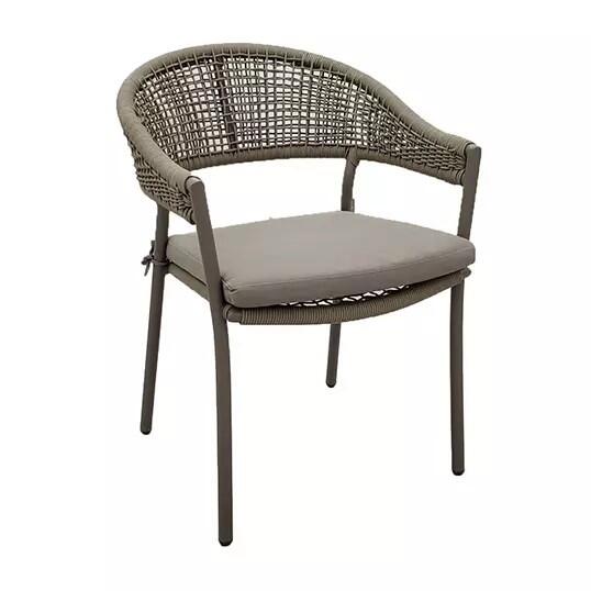 Vitaro Dining Tuinstoel Taupe - Buitengewoon de boet