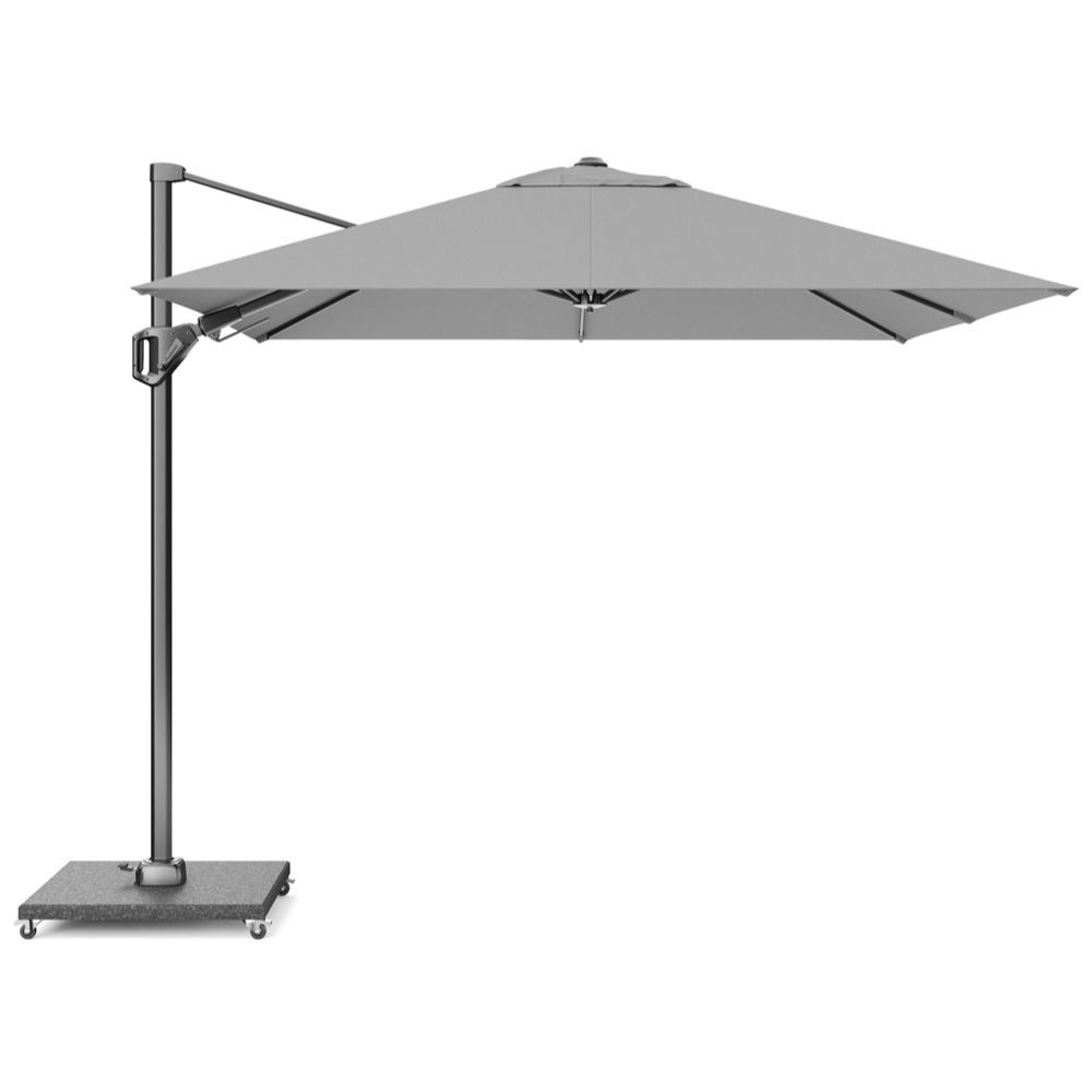 Voyager T² zweefparasol 270x270cm | Light Grey