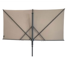 Vrijhangende zweefparasol Sun Square 250x125 (Ecru)