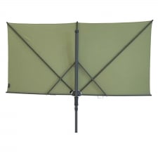 Vrijhangende zweefparasol Sun Square 250x125 (Sage green)