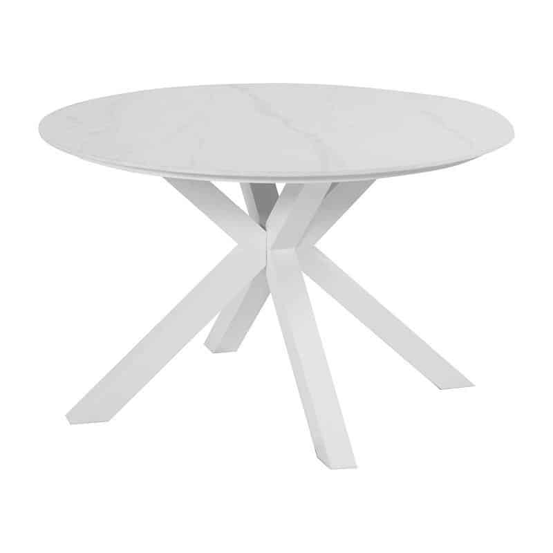 Xander Tuintafel Rond Wit - Hartman