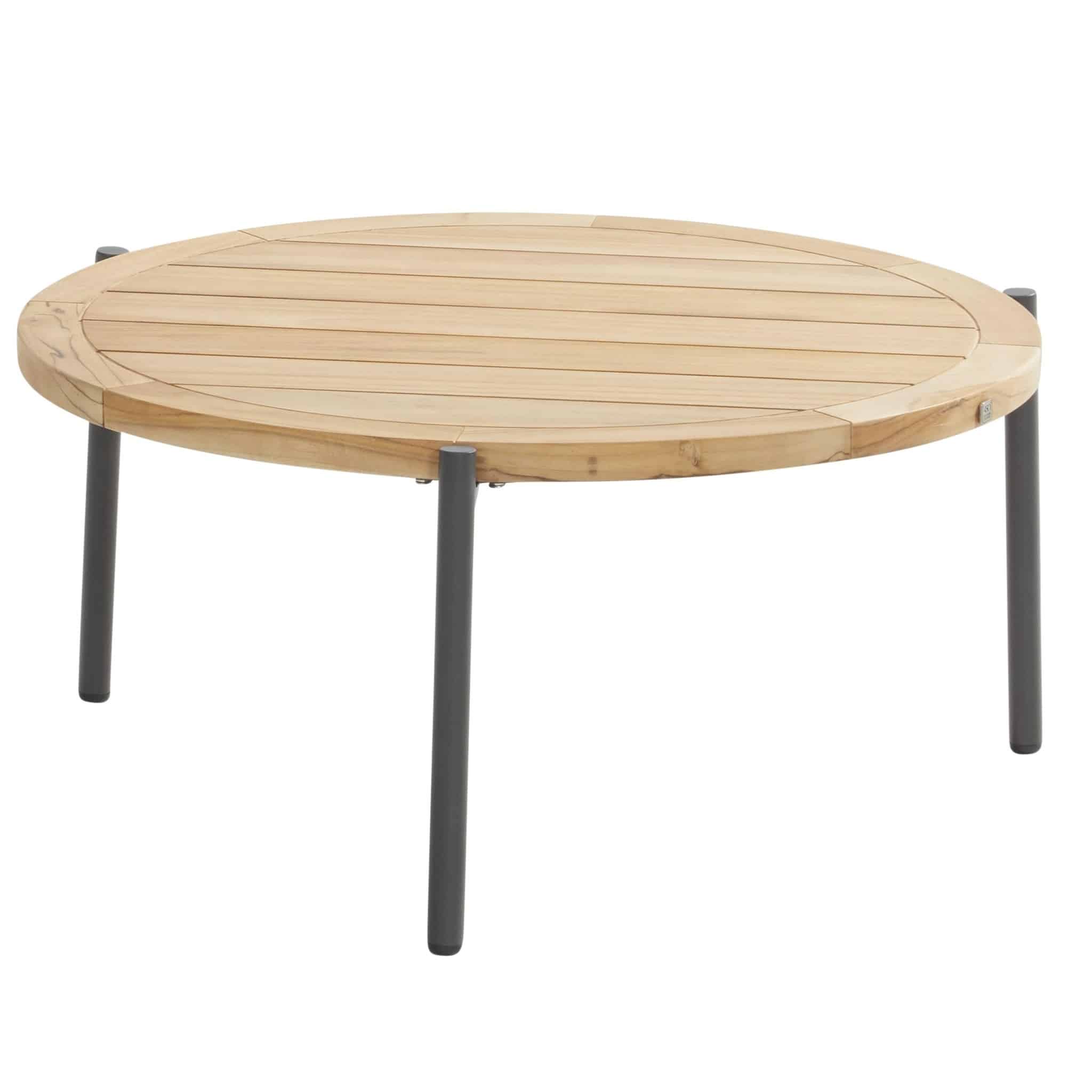 Yoga salontafel 73xH35 cm antraciet natural teak 4-Seasons Outdoor