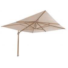 Zweefparasol Hacienda 4 Seasons 300x400cm woodlook (sand)