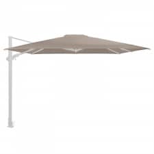 Zweefparasol Siesta premium 4 Seasons 300x300cm white frame (sand)