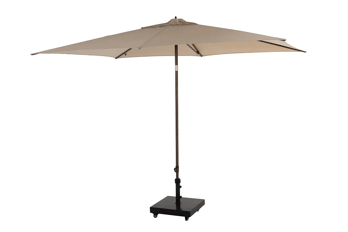 4 Seasons Outdoor | Azzurro Parasol 200 x 300 cm | Wenge Frame Beach