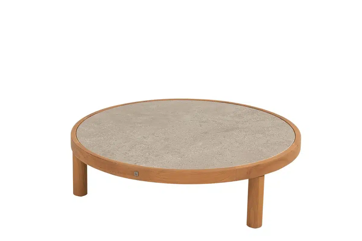 4 Seasons Outdoor | Finn Koffietafel Ø85 cm | Sabbia Panna