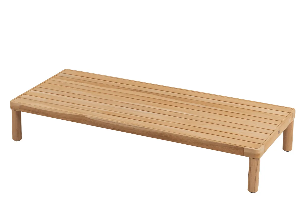 4 seasons outdoor | koffietafel finn teak 150 x 65 x 25 cm