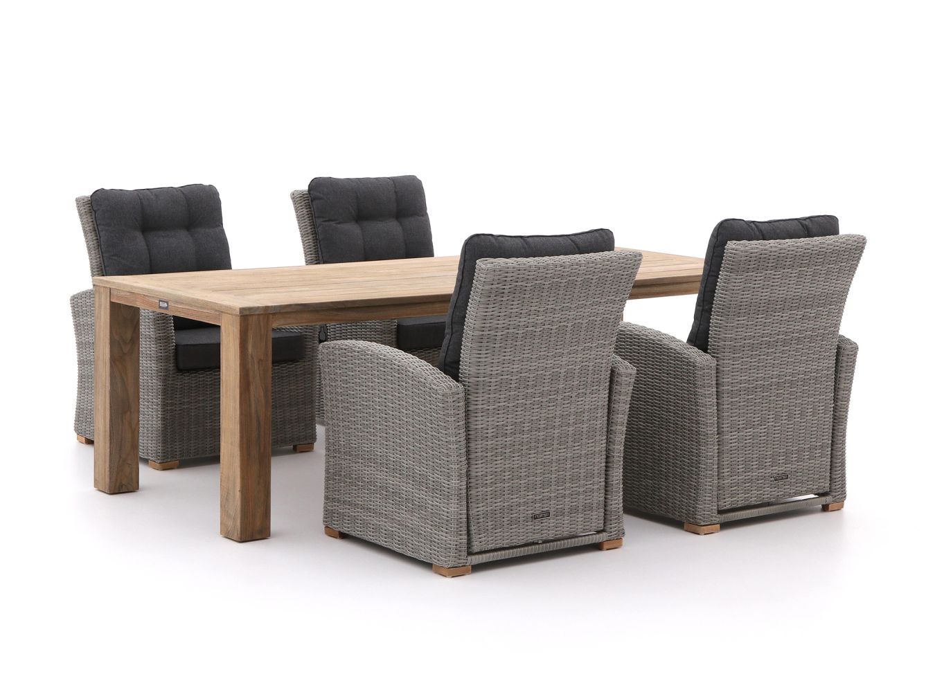 Intenso Mazzano/ROUGH-X 240cm lounge-dining tuinset 5-delig verstelbaar - Laagste prijsgarantie!