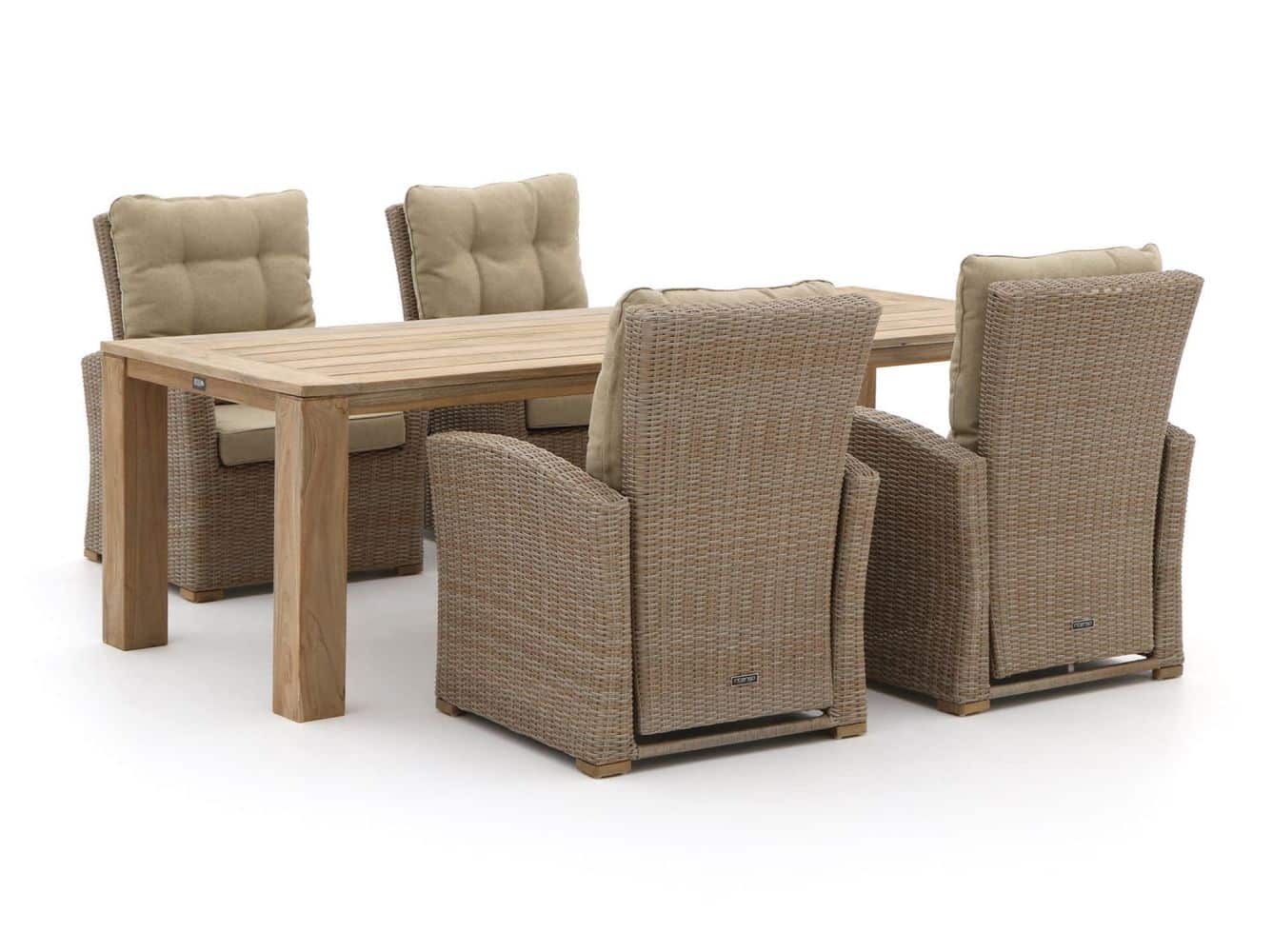 Intenso Mazzano/ROUGH-X 240cm lounge-dining tuinset 5-delig verstelbaar - Laagste prijsgarantie!