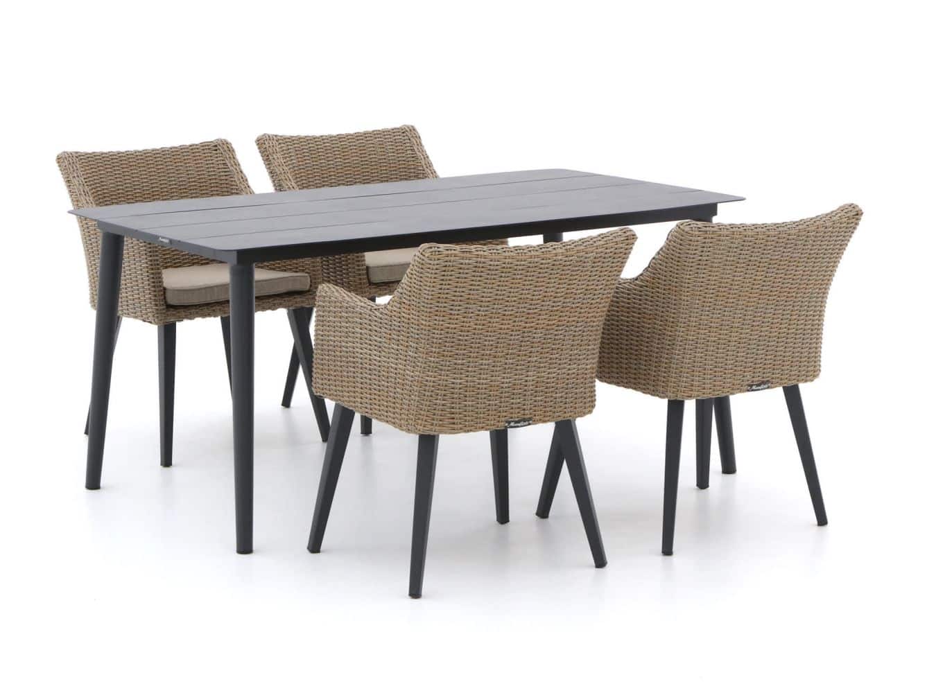 Manifesto Matese/Sora 160cm dining tuinset 5-delig - Laagste prijsgarantie!