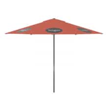 Parasol Lima 350cm rond (Terra) met bedrukking