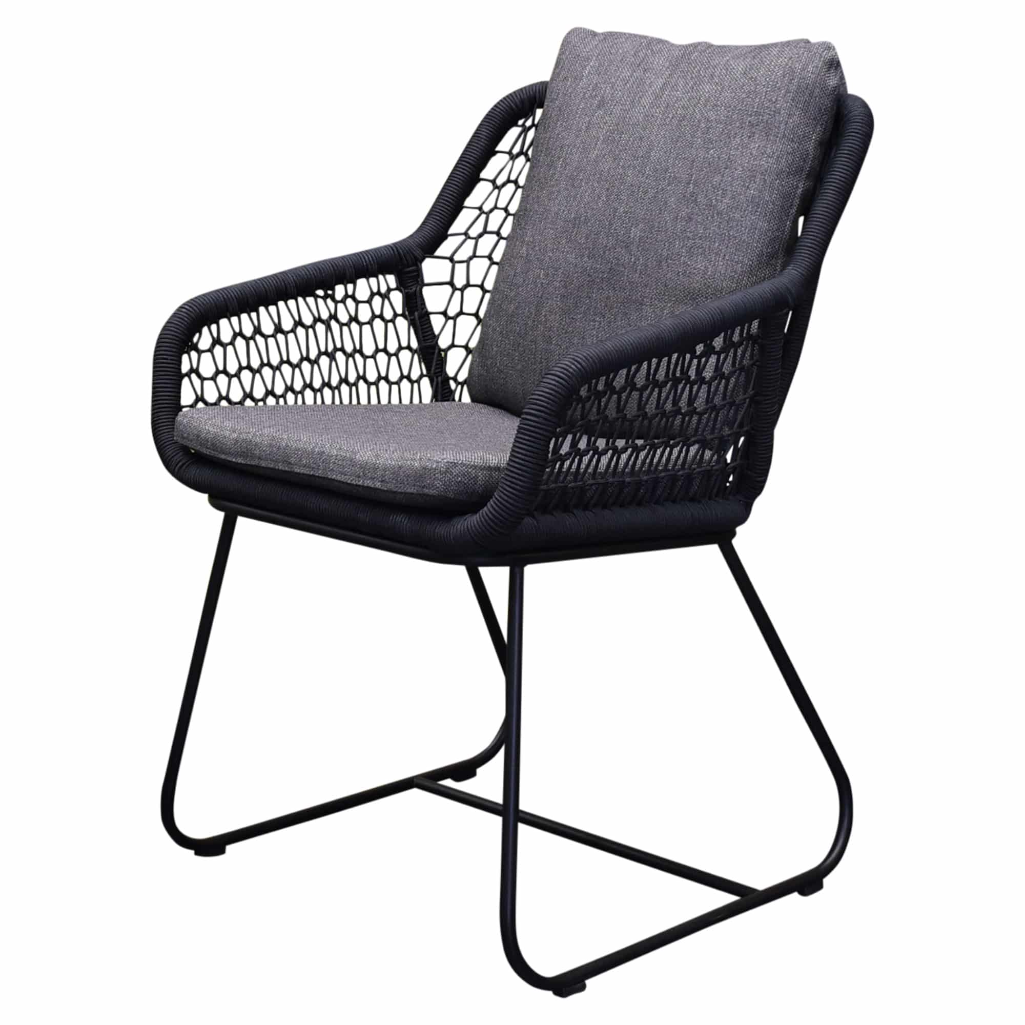 Savona dining tuinstoel rope antraciet