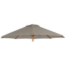 Stokparasoldoek Rhino 300cm rond Taupe (polyester)