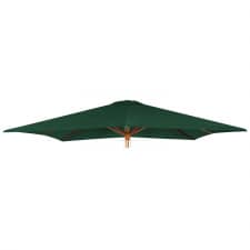 Stokparasoldoek Rhino 300x300cm vierkant Classic green (polyester)
