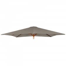 Stokparasoldoek Rhino 400x300cm rechthoek Taupe (polyester)