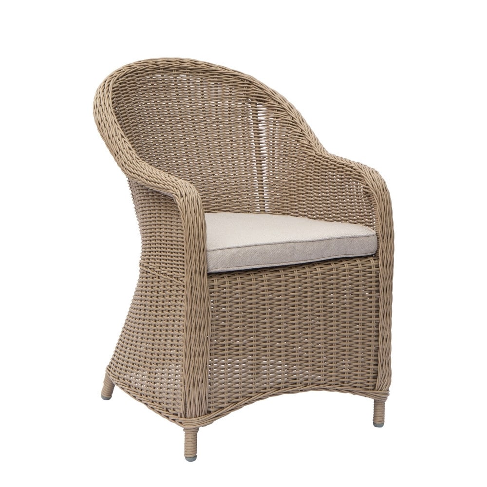 Toulouse dining tuinstoel | wicker | Royal Sand