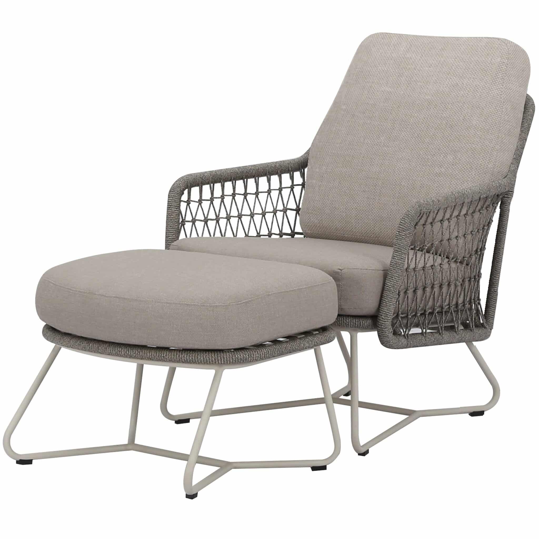 Trapani lounge balkonset 2 delig naturel zand rope