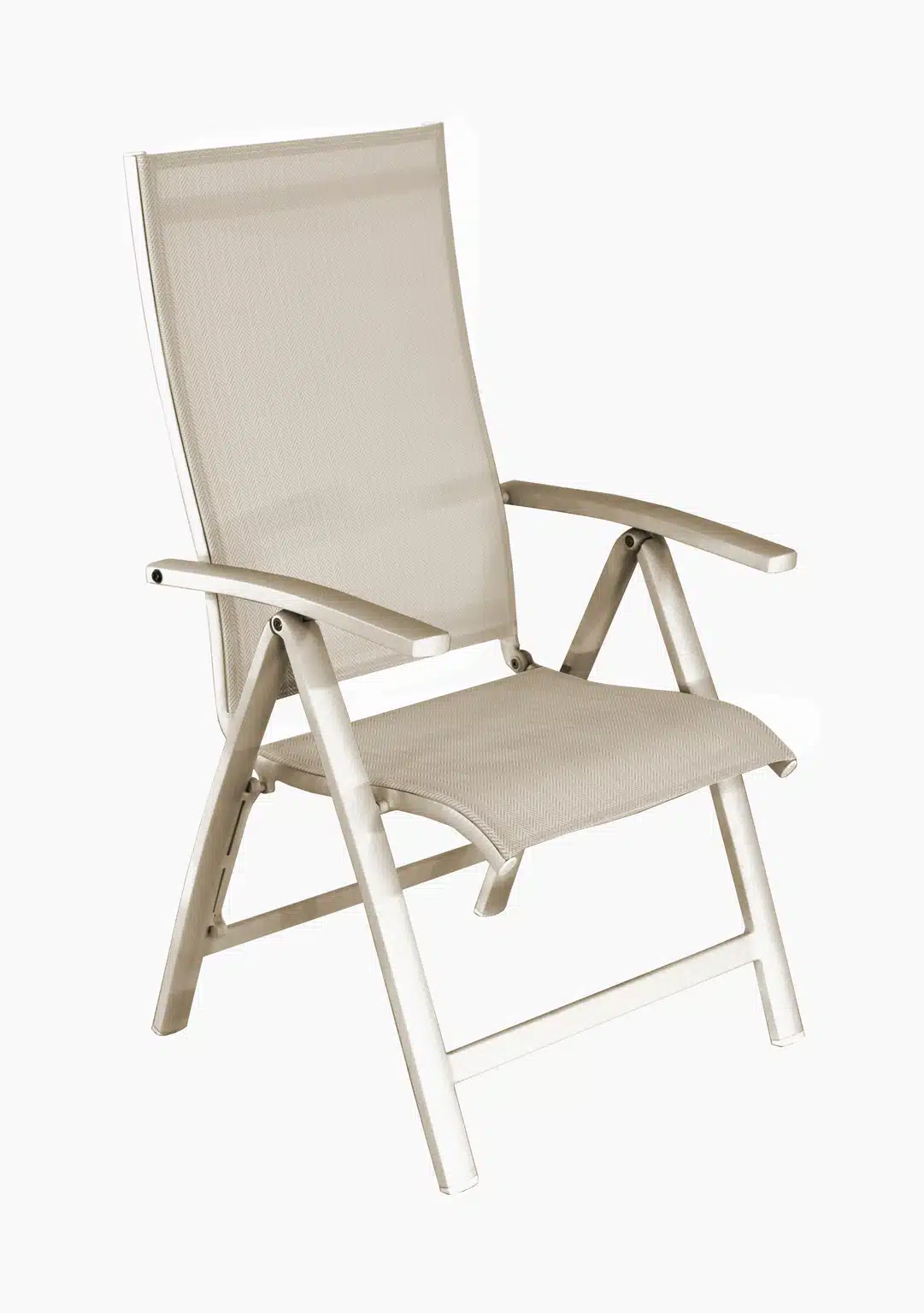 Tuinstoel Primero verstelbaar crème