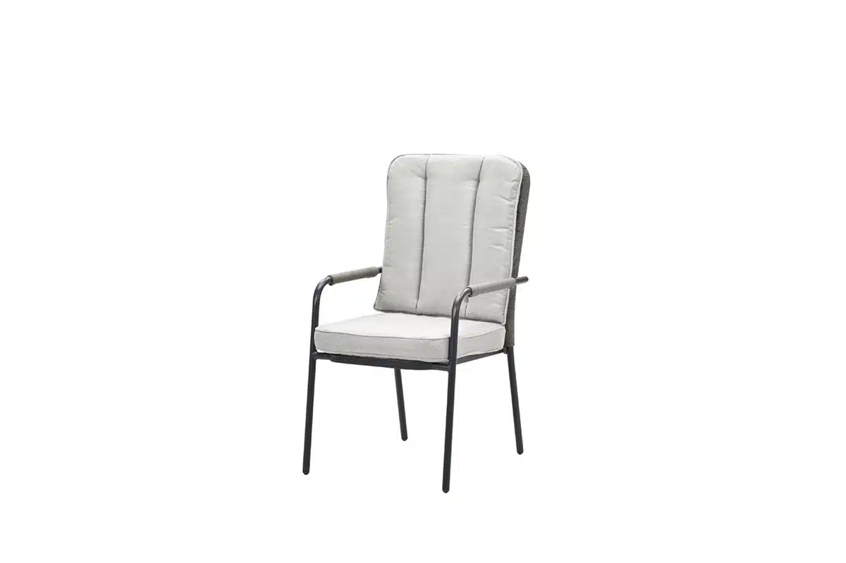 Venice dining fauteuil taupe/zand