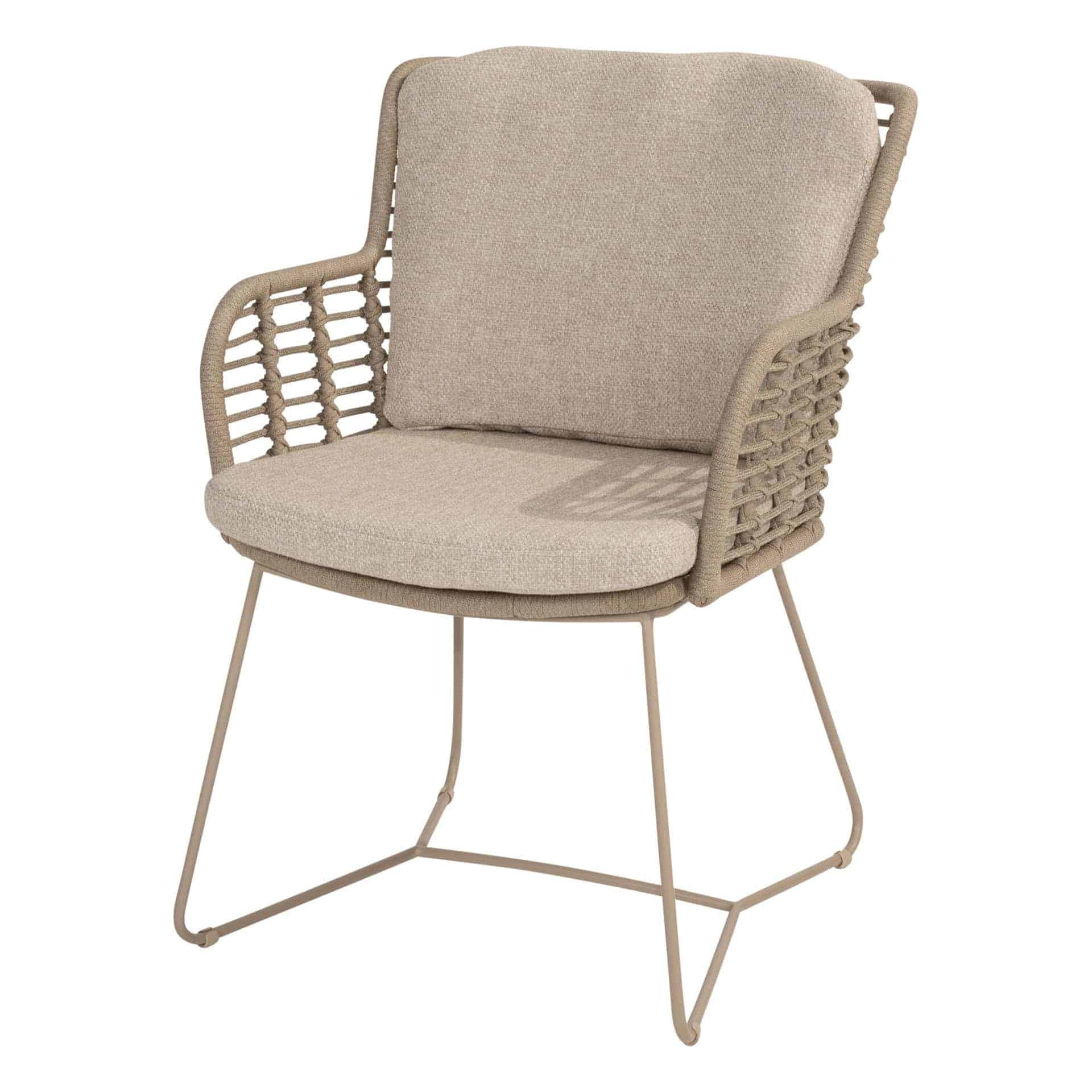 4so fabrice dining tuinstoel latte