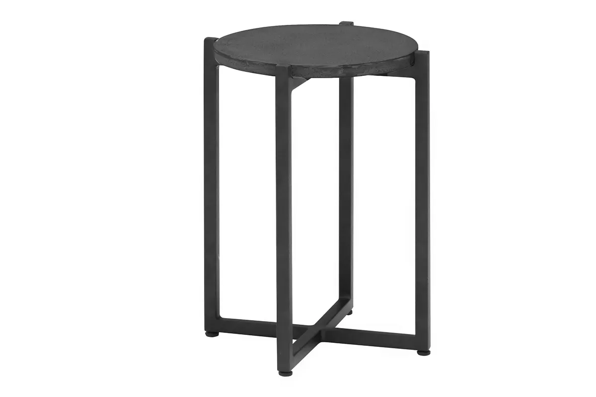 Apple Bee | Koffietafel Soul Ø 34 x 45 cm | Lava-Black