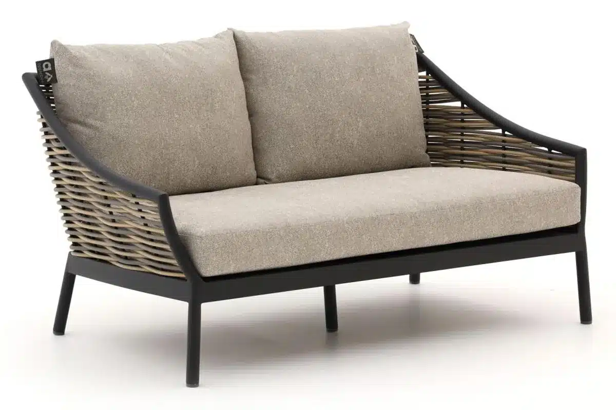 Apple Bee | Loungebank Milou 2-zits | Black