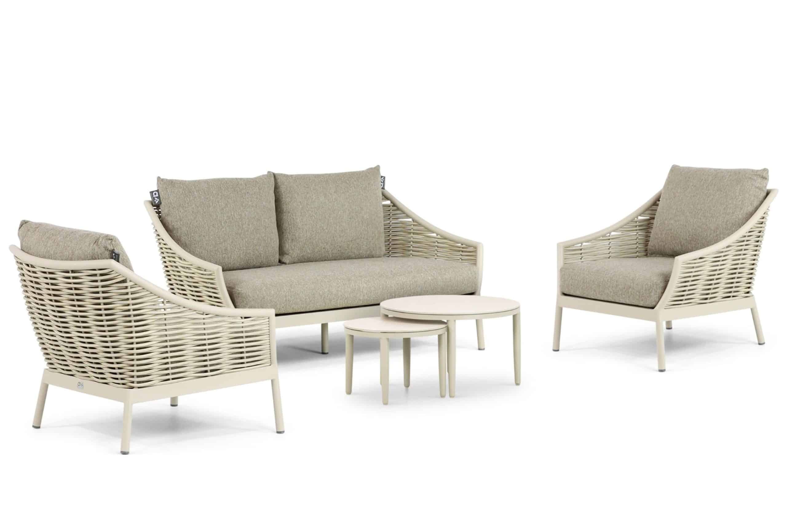 Apple Bee Milou/Ibiza 50/70 cm stoel-bank loungeset 5-delig