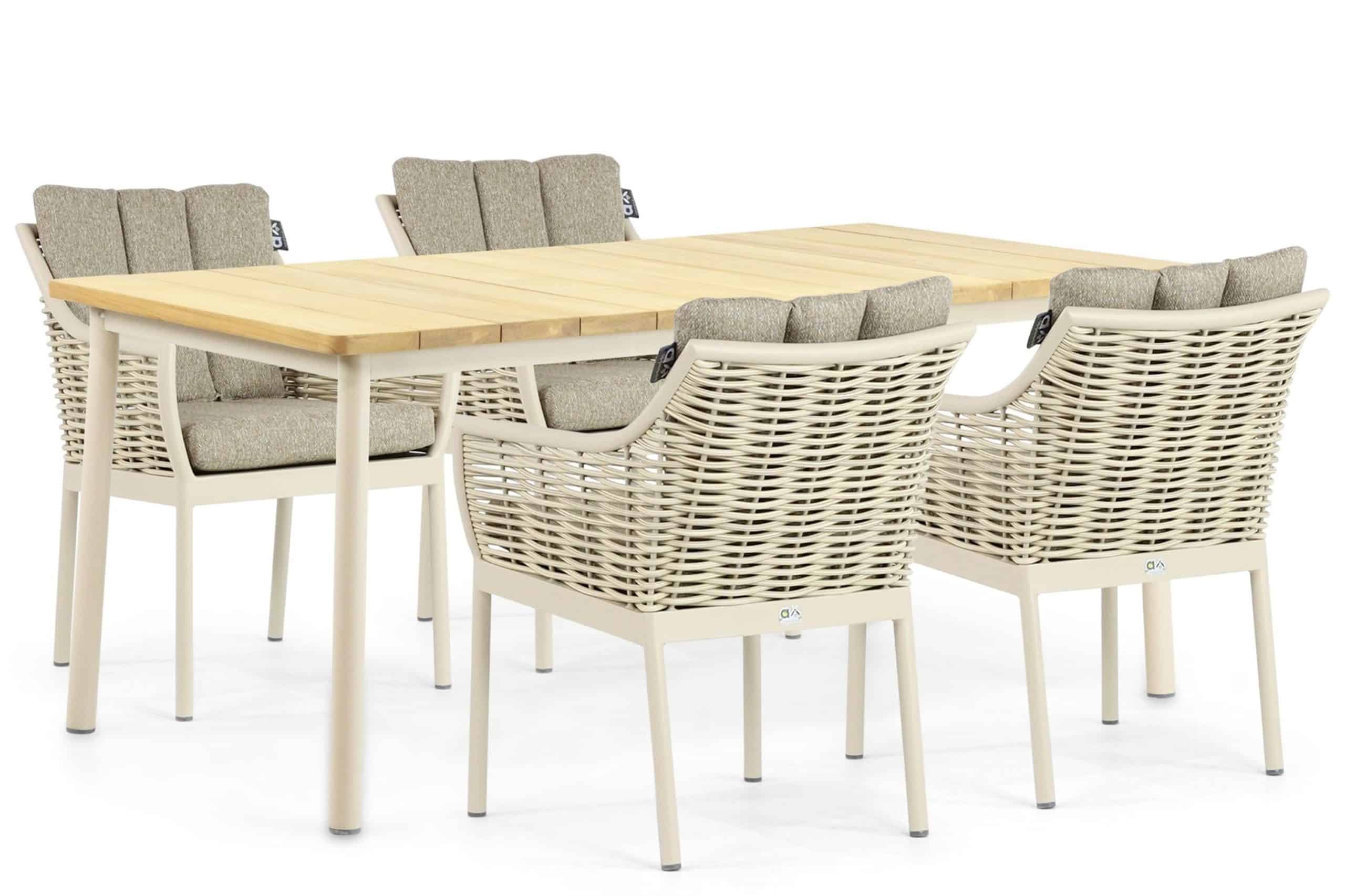 Apple Bee Milou/Milou 180 cm dining tuinset 5-delig
