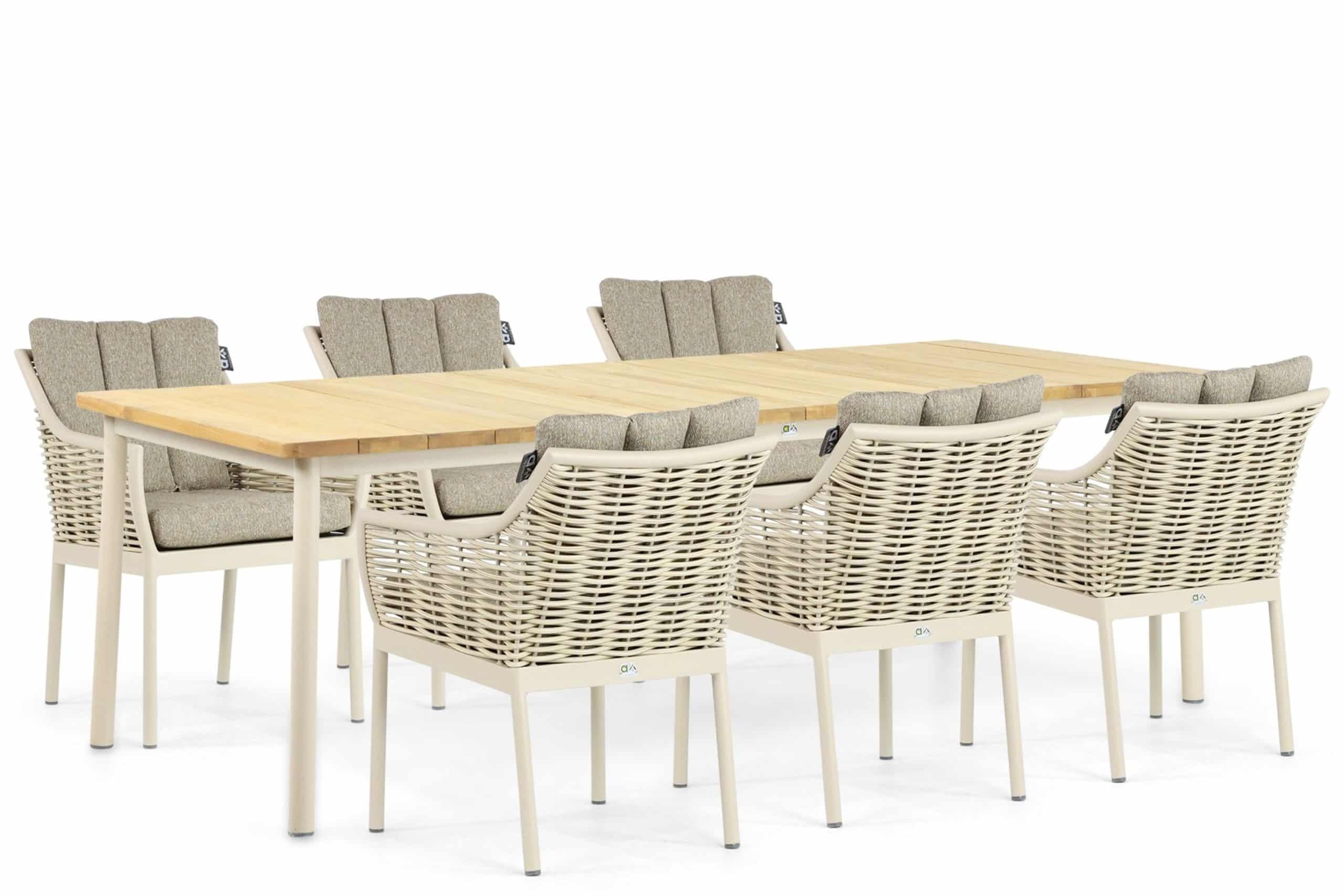 Apple Bee Milou/Milou 240 cm dining tuinset 7-delig