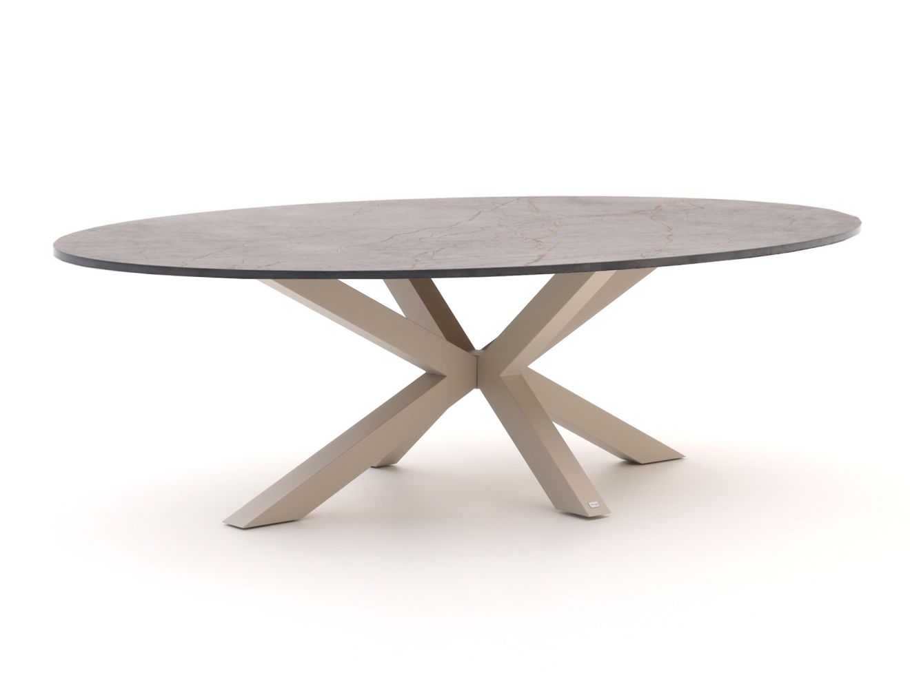 Bellagio Induno Ellips dining tuintafel 200x110cm - Laagste prijsgarantie!