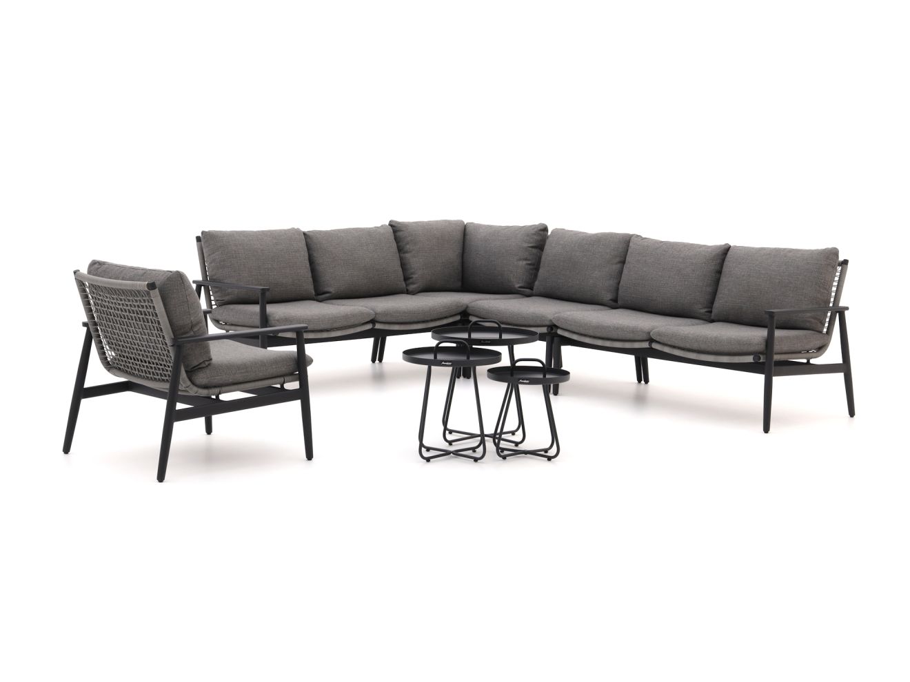 Bellagio Pizzoli/Pito hoek loungeset 8-delig links - Laagste prijsgarantie!