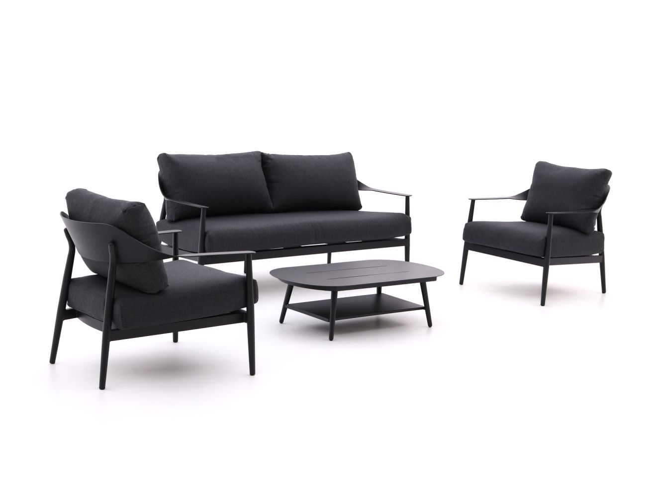 Bellagio Valli stoel-bank loungeset 4-delig - Laagste prijsgarantie!