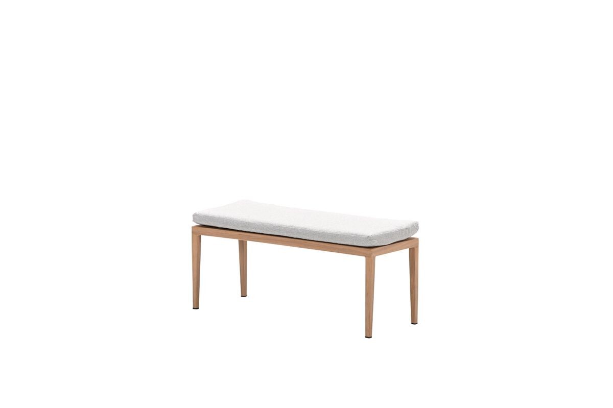 Sardinia sportbank teak look kussen zand