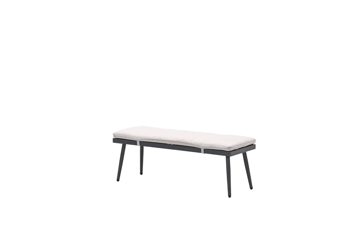 Teramon - Bologna sportbank 120 x 40 x 43.5cm h carbon black desert sand