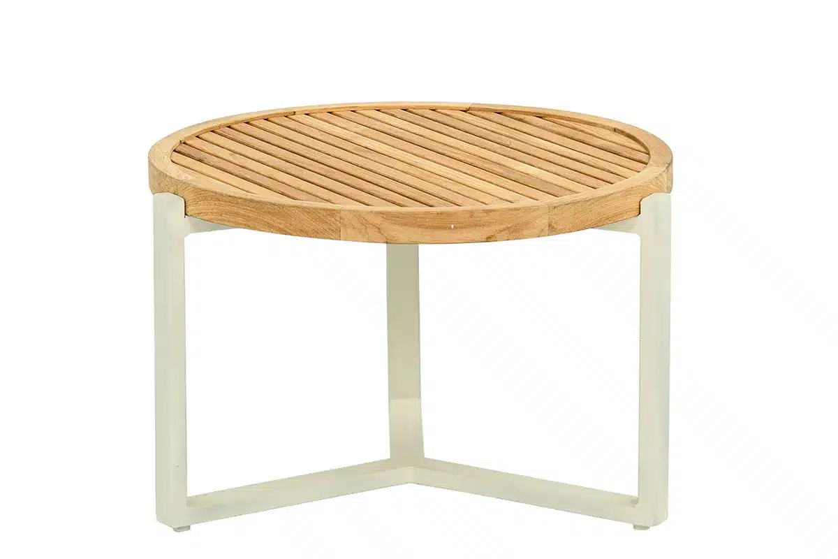 Apple Bee | Koffietafel Monaco Ø60 cm | Oyster-Teak