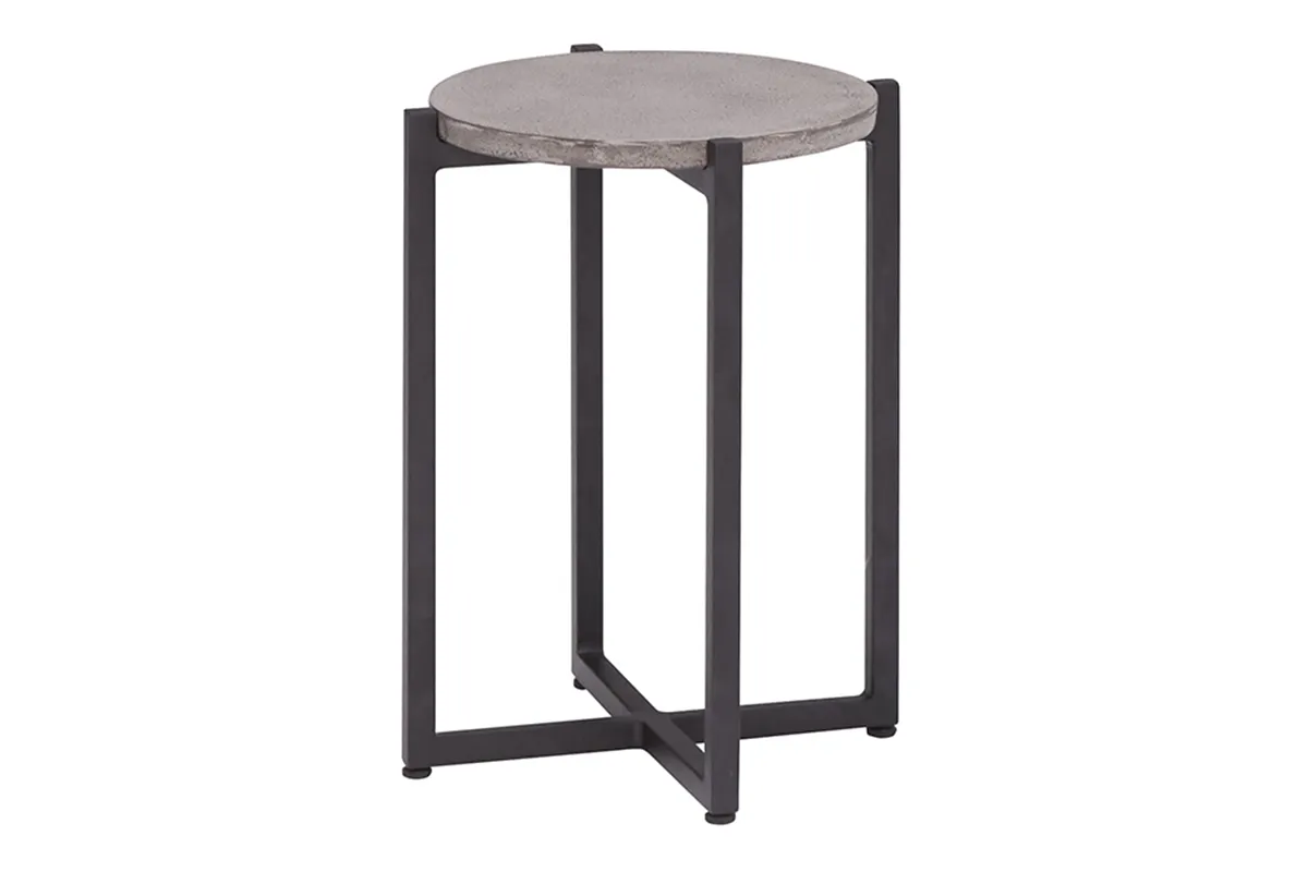 Apple Bee | Koffietafel Soul Ø34 x 45(h) cm | Taupe-Lava