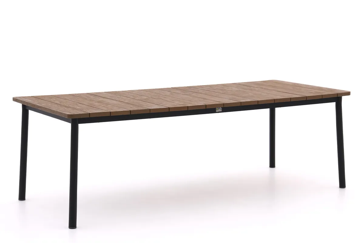 Apple Bee | Tuintafel Milou 240 x 100 cm | Teak-Black (Nieuw)
