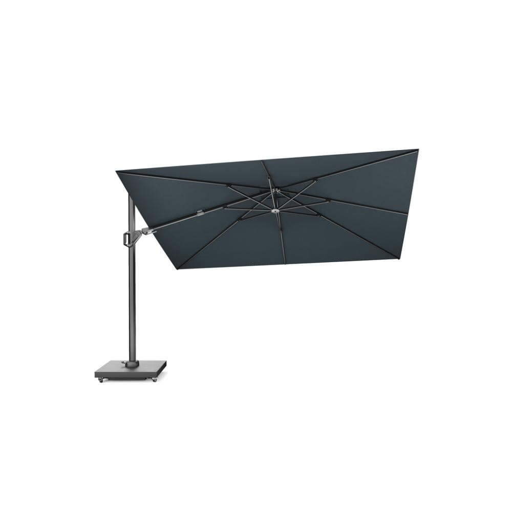 Challenger T² zweefparasol 260x350cm | Premium doek | Faded Black