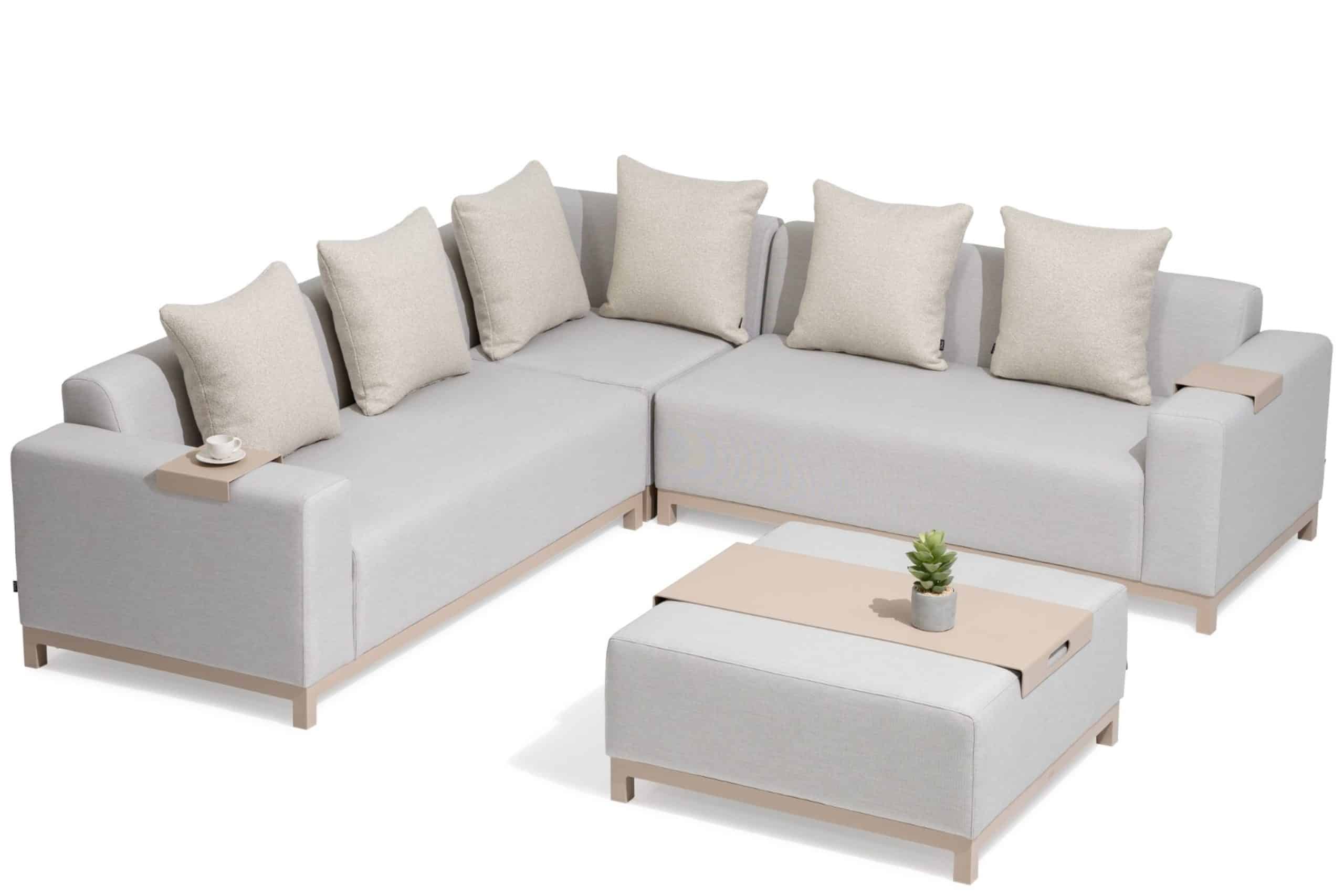 De Laan Soleil hoek loungeset 4-delig