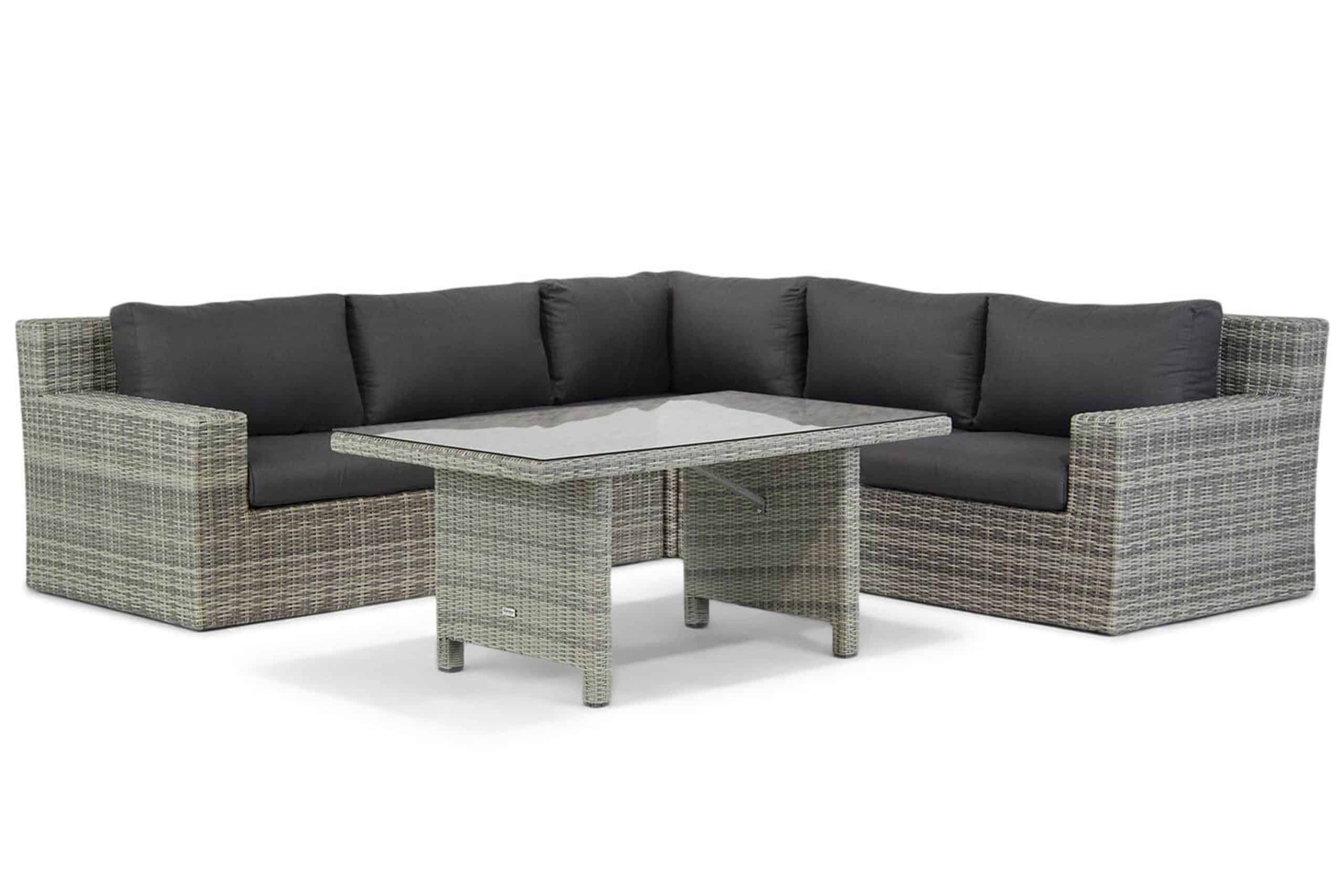Garden Collections Amico/Napoli 145 cm dining loungeset 4-delig
