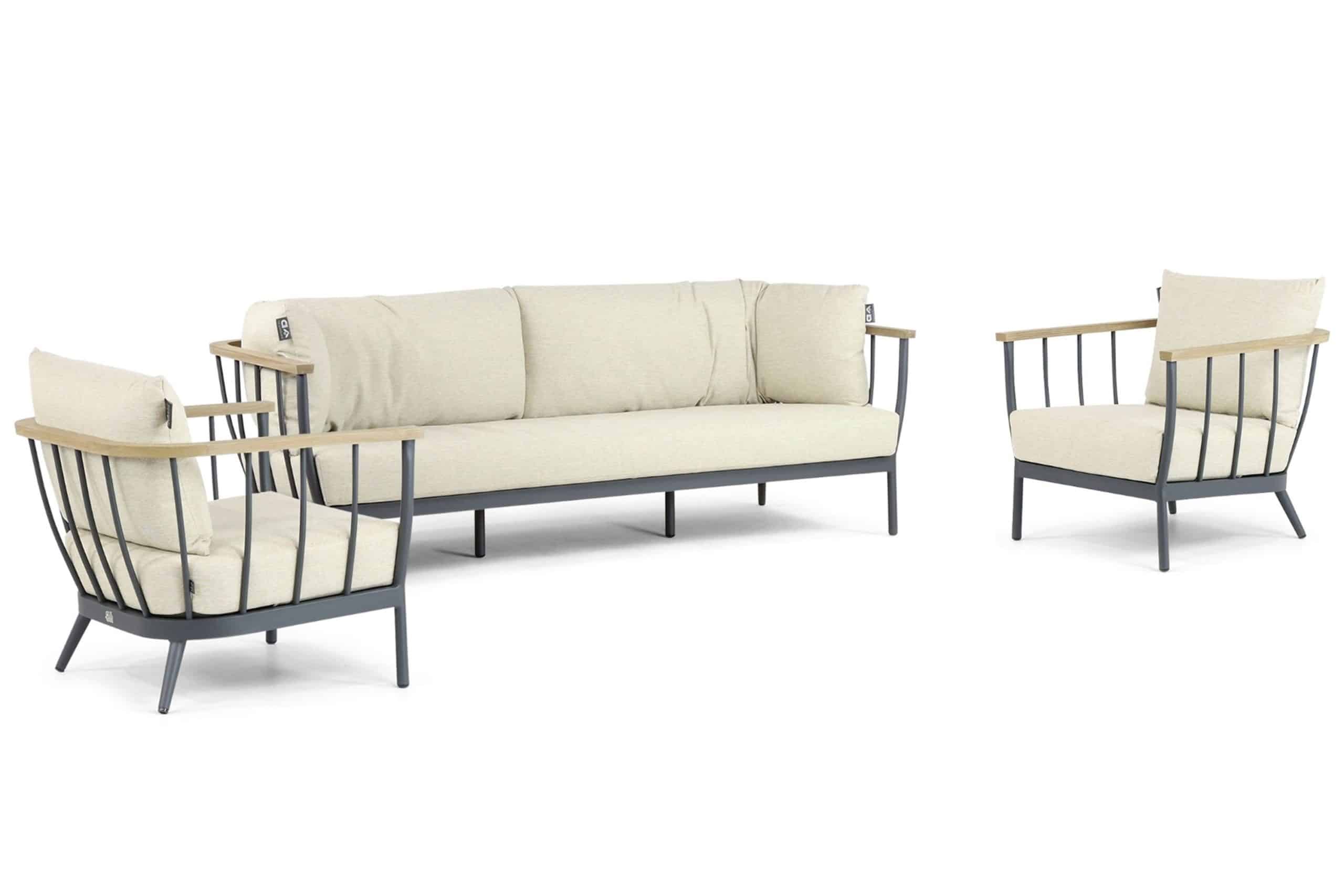 Apple Bee Condor stoel-bank loungeset 3-delig